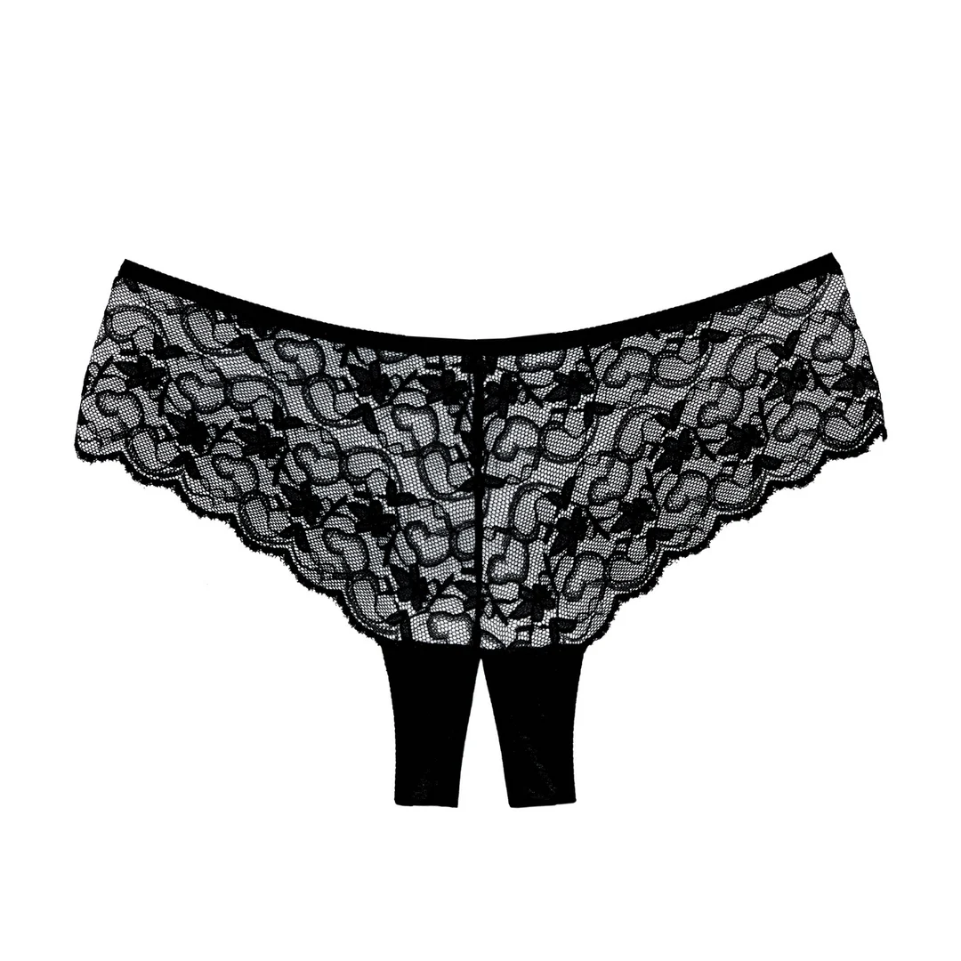 Figi z otwartym krokiem Allure Sweetheart - obrazek 2