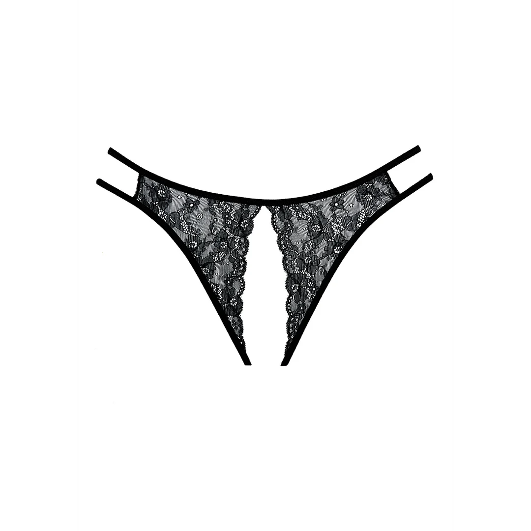 Koronkowe stringi Allure Sweet Honey - obrazek 2
