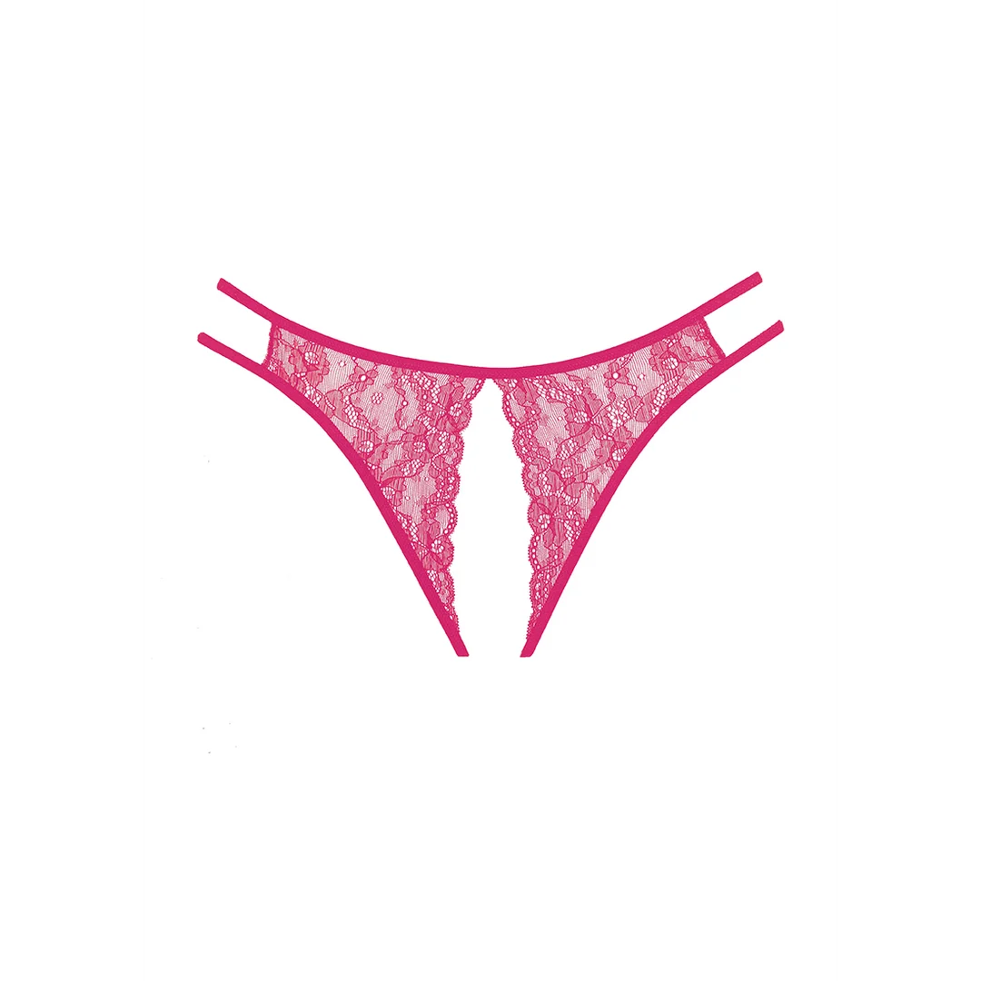 Koronkowe stringi Allure Sweet Honey - obrazek 5