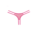 Koronkowe stringi Allure Sweet Honey - obrazek 6