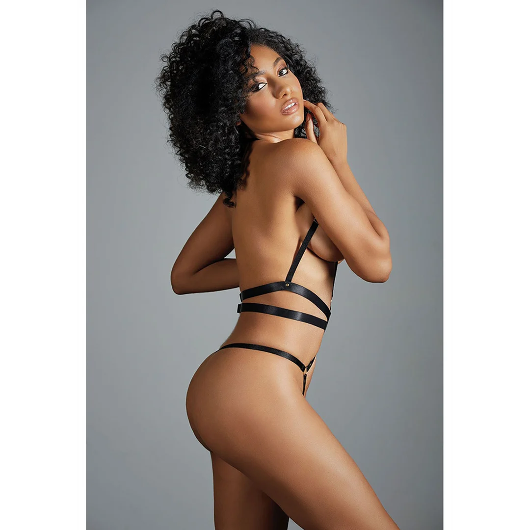 Otwarta bielizna teddy Allure Izabel - obrazek 1