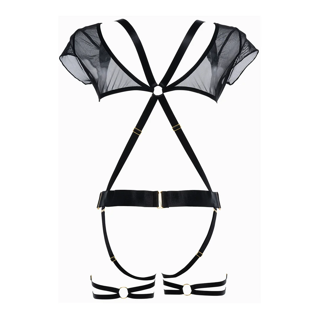 Body z pasami do pończoch Allure St. Tropez Babe - obrazek 4