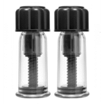 Przyssawki na sutki XR Brands Black Max - obrazek 3