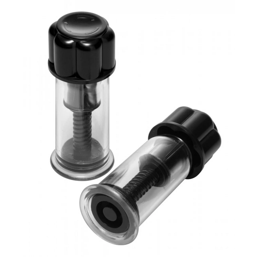 Przyssawki na sutki XR Brands Black Max - obrazek 2