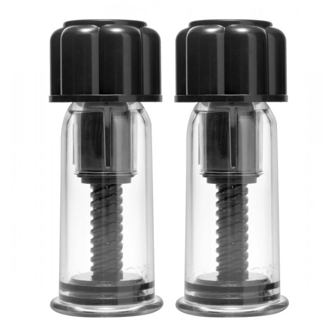 Przyssawki na sutki XR Brands Black Max - obrazek 3
