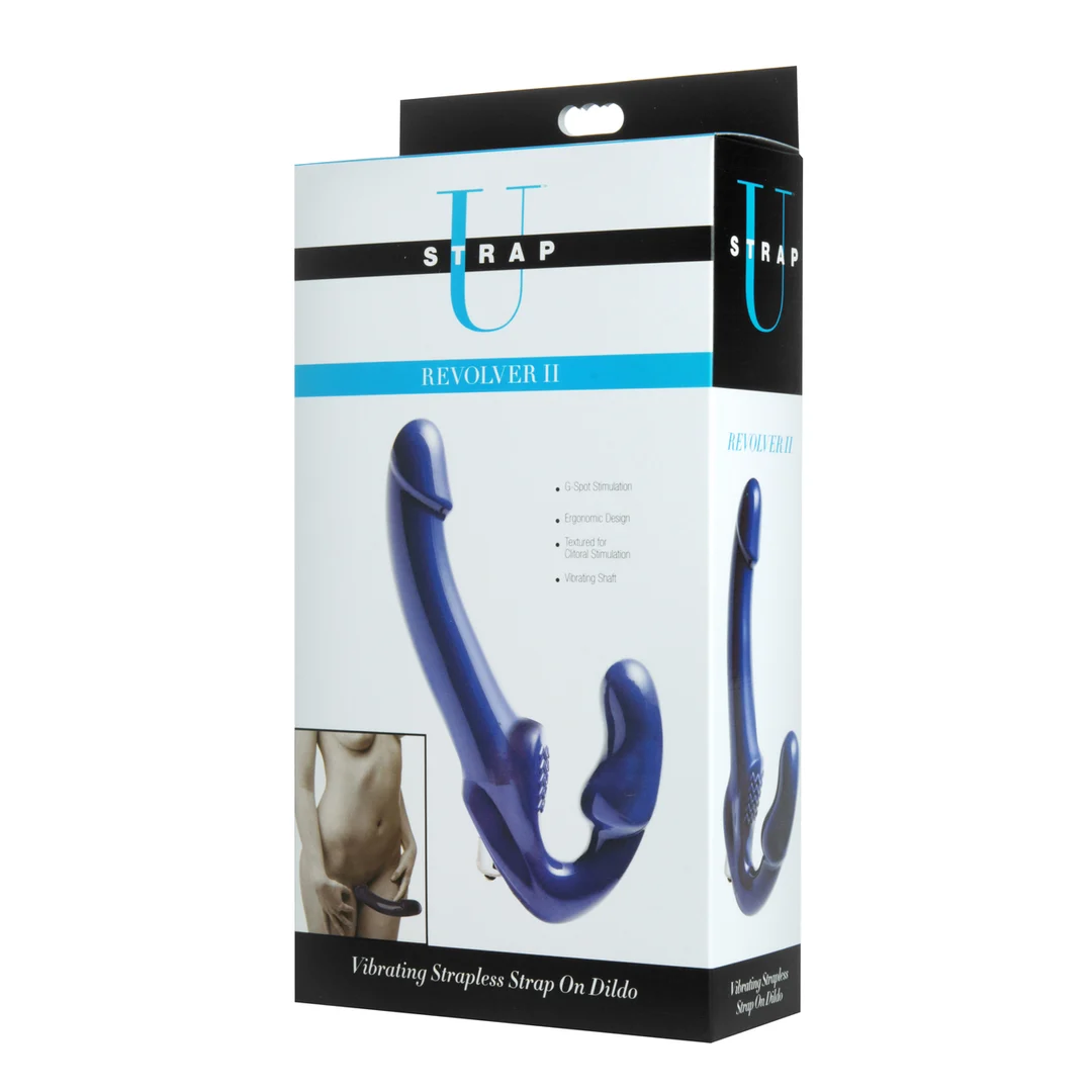 Wibrator strapless – wibrujący strap on z końcówką do stymulacji punktu G – XR Brands - obrazek 1