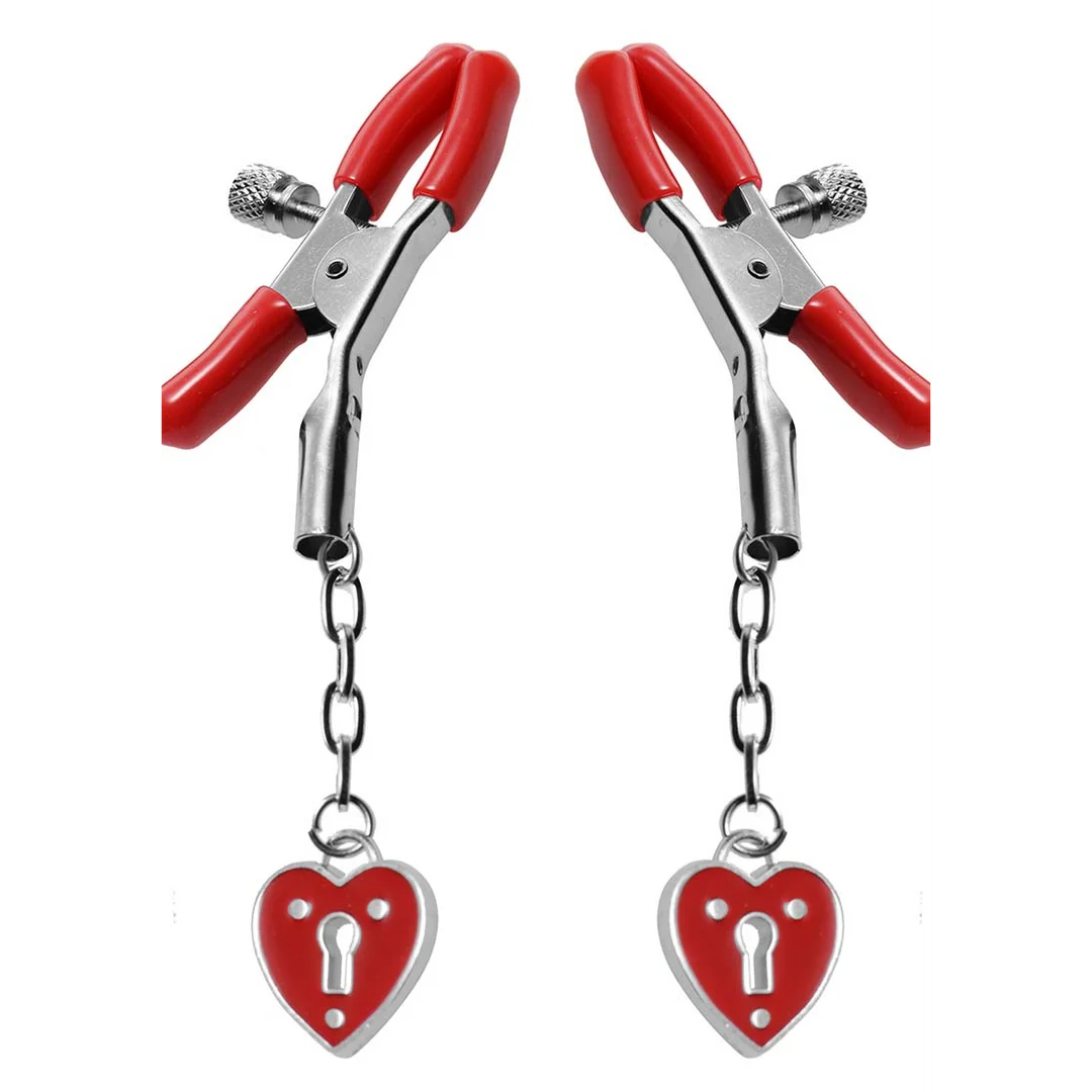 Klamerki BDSM na sutki z regulowanym uciskiem – Charmed Heart Hangslot - obrazek 4