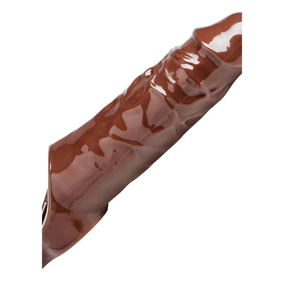 Nakładka na penis z podwójnym powiększeniem – nakładka na penis - obrazek 4