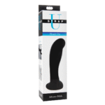 Strap on z zakrzywioną końcówką – silikonowe dildo