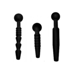 XR Brands Dark Rods silikonowy zestaw zatyczek - obrazek 2