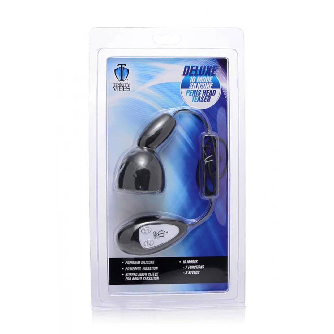 AF237-2 XR Brands Deluxe Silicone Penis Head Teaser - obrazek 1