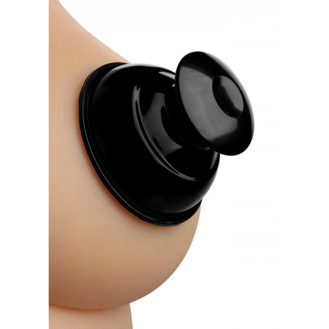 Silikonowe przyssawki na sutki XR Brands Pompers Extreme Suction - obrazek 2