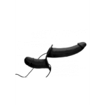 Dildo do noszenia z regulowaną uprzężą – Supreme Pleasure – wibrujące podwójne dildo z uprzężą - obrazek 3