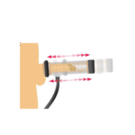 Cylinder XR Brands Textured Melker - obrazek 4