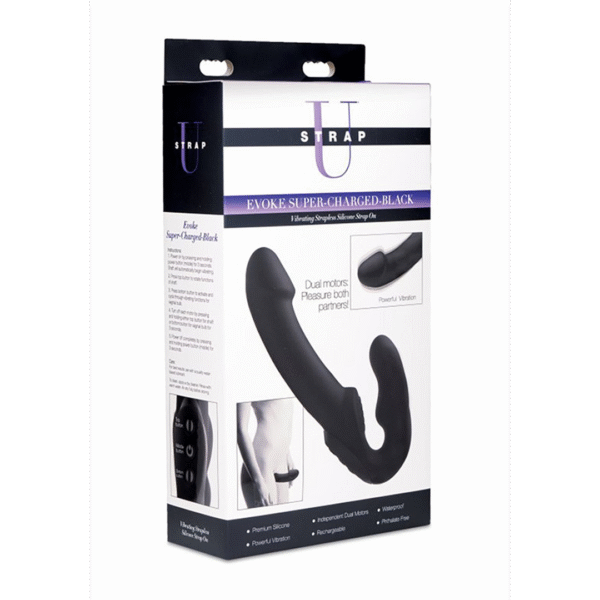 XR Brands Evoke Super Charged dildo bez pasków