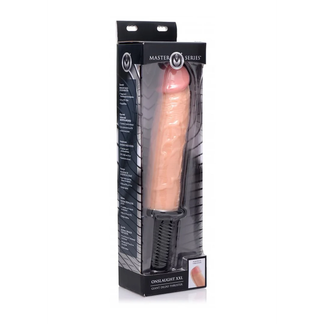 Wibrujące dildo XR Brands Onslaught XXL - obrazek 1