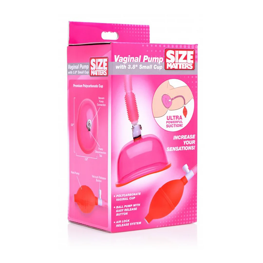 Pompka dopochwowa XR Brands Size Matters z małym kubkiem - obrazek 1