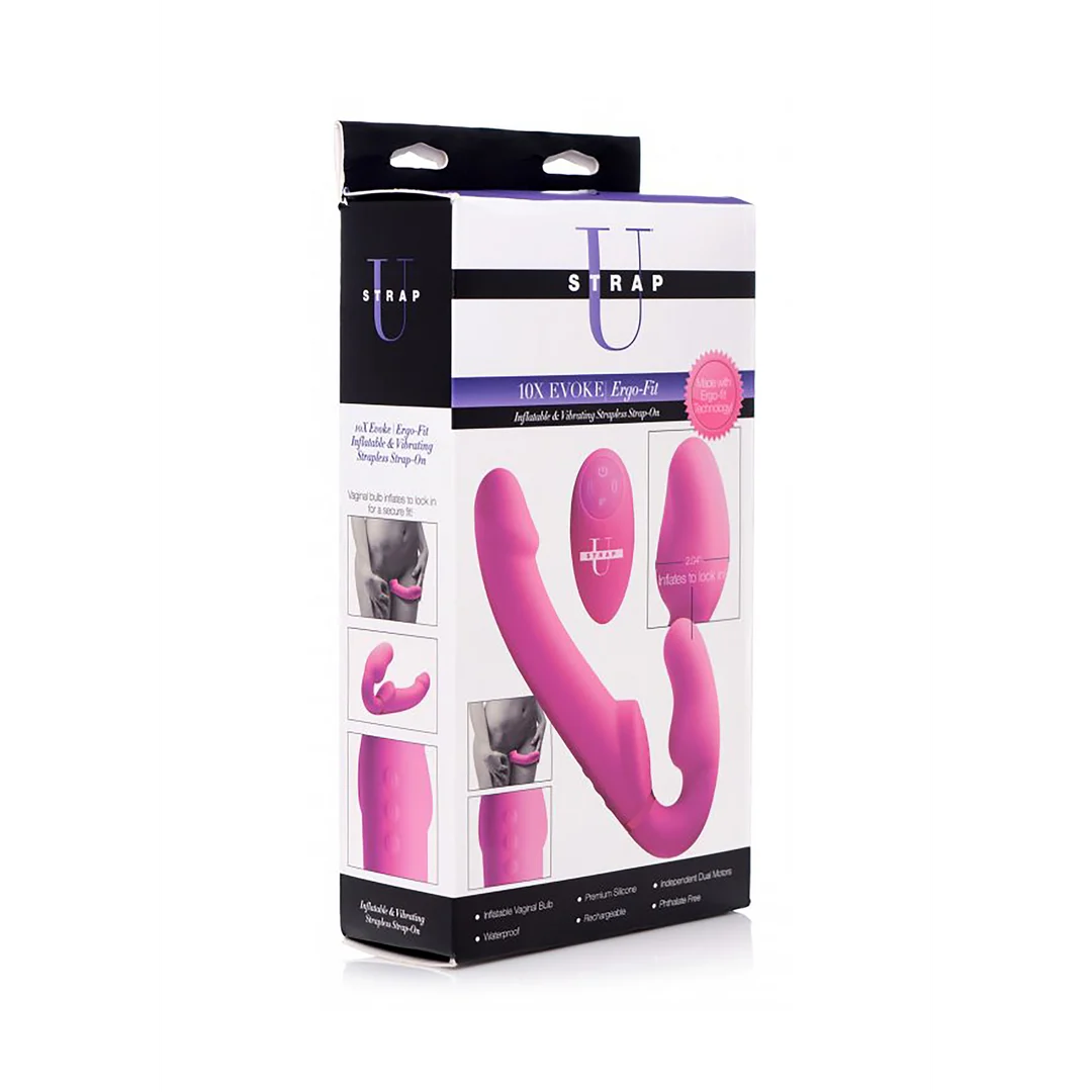 XR Brands Evoke Ergo Fit strapless strapon - obrazek 1