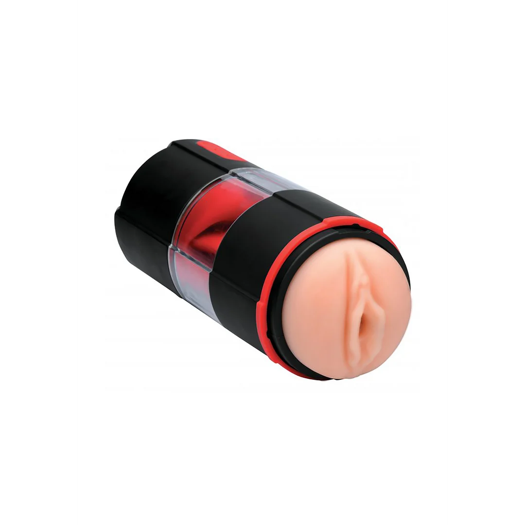 Masturbator XR Brands z ruchomym językiem - obrazek 6