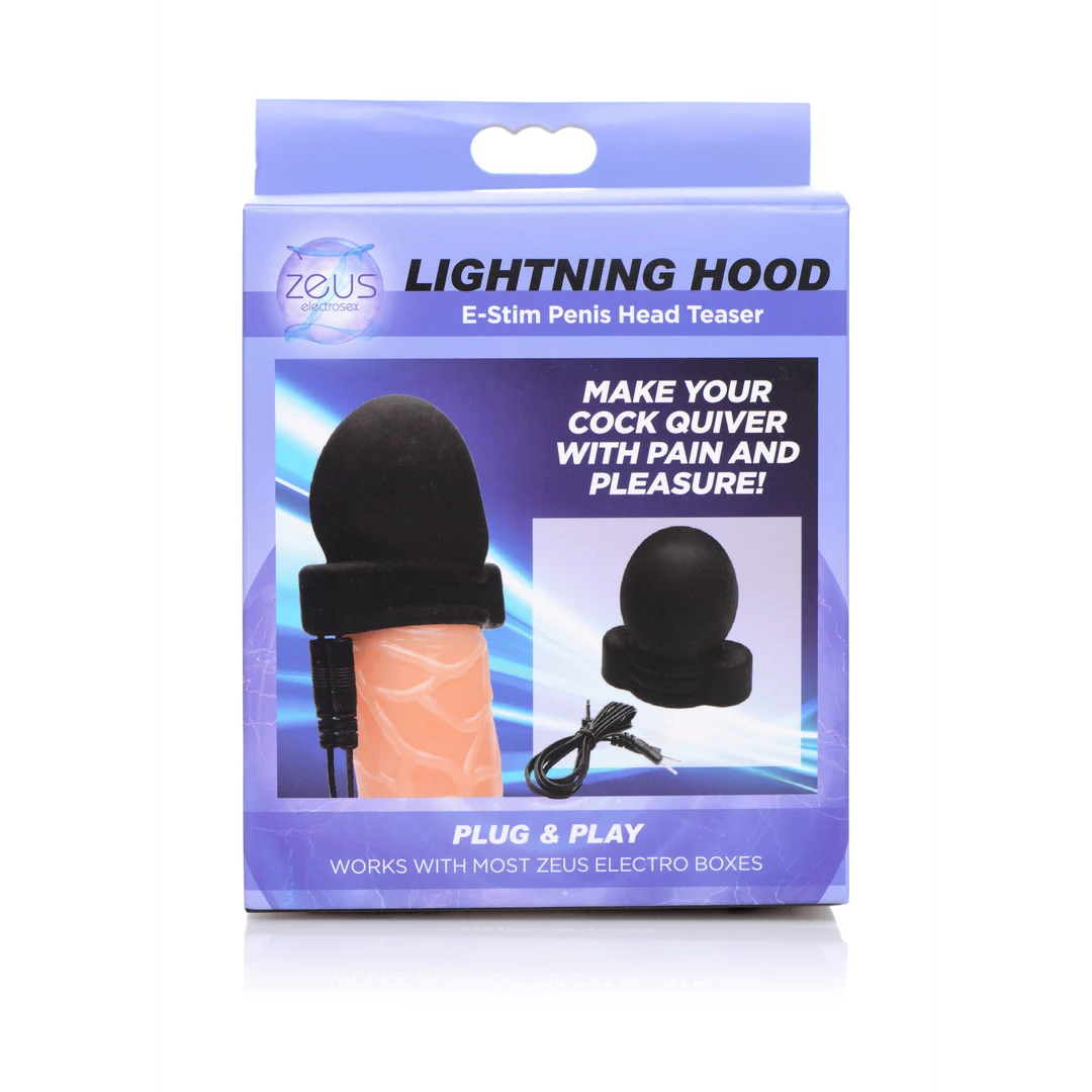 Lightning Hood E Stim: stymulator do drażnienia żołędzi - obrazek 1