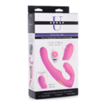 XR Brands U Pulse strapless strap on