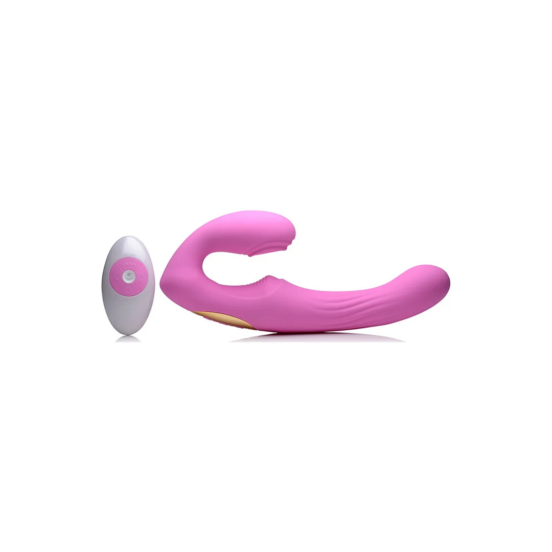 XR Brands U Pulse strapless strap on - obrazek 5