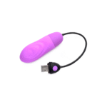 XR Brands ładowany silikonowy wibrator typu bullet z pulsacjami - obrazek 9