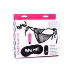 Power Panty z koronkowymi majtkami, wibrującą kulką i opaską na oczy