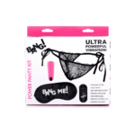 Power Panty z koronkowymi majtkami, wibrującą kulką i opaską na oczy - obrazek 2