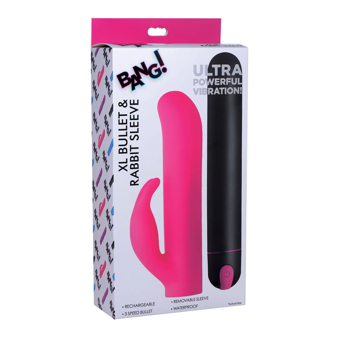 XR Brands XL Bullet i silikonowa nakładka Rabbit - obrazek 1