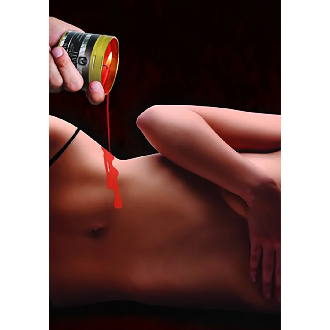 Świeca XR Brands Fever Red Hot Wax - obrazek 2