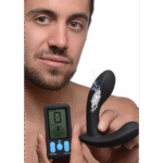 Stymulator prostaty z pilotem – E Stim Pro – silikonowy wibrujący masażer prostaty z pilotem - obrazek 3