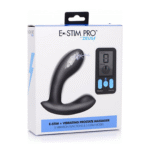 Stymulator prostaty z pilotem – E Stim Pro – silikonowy wibrujący masażer prostaty z pilotem