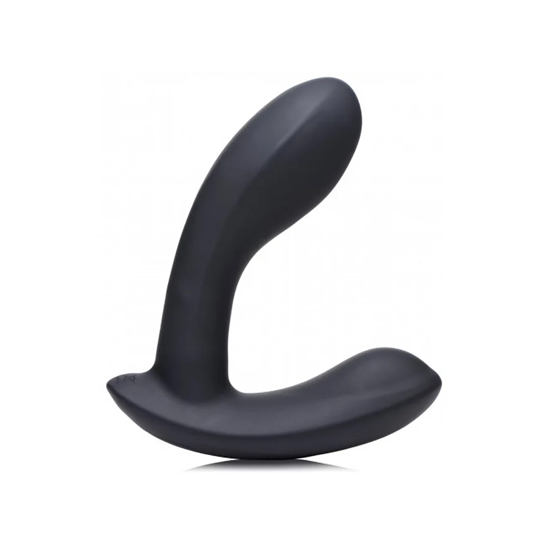 Stymulator prostaty z pilotem – E Stim Pro – silikonowy wibrujący masażer prostaty z pilotem - obrazek 5