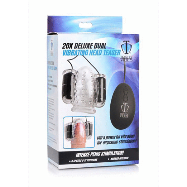 XR Brands Deluxe Dual Vibrating Head Teaser