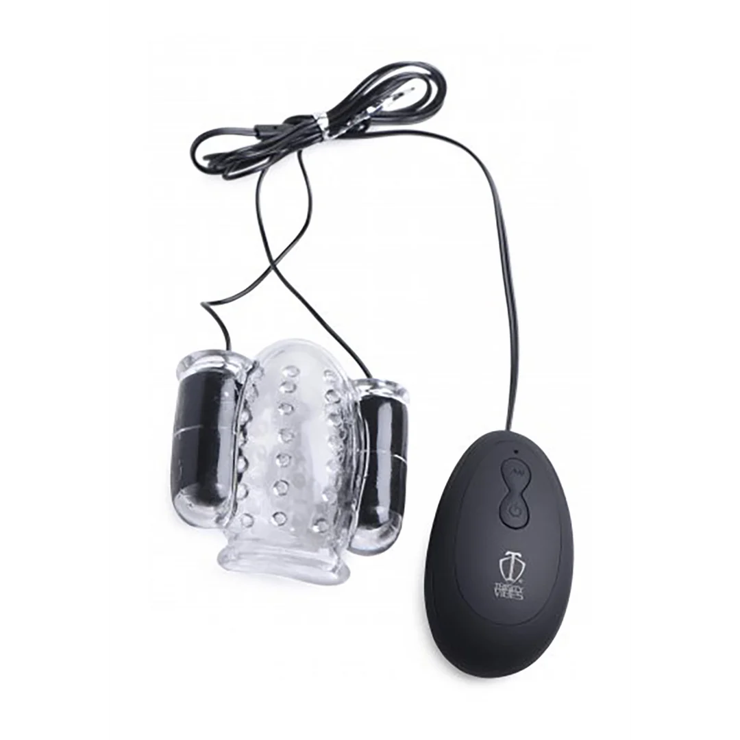 XR Brands Deluxe Dual Vibrating Head Teaser - obrazek 4
