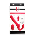 XR Brands Mighty Thrust strapless strap on z funkcją pchania i pilotem