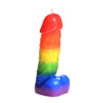 Tęczowa świeca kapiąca Pride Pecker - obrazek 3