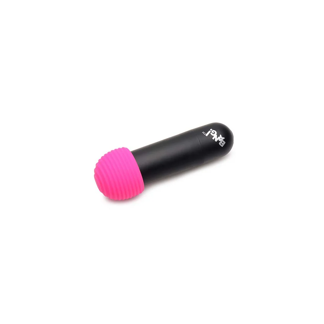 Wibrator typu bullet, ładowany, z 4 świecącymi w ciemności nakładkami, XR Brands - obrazek 2