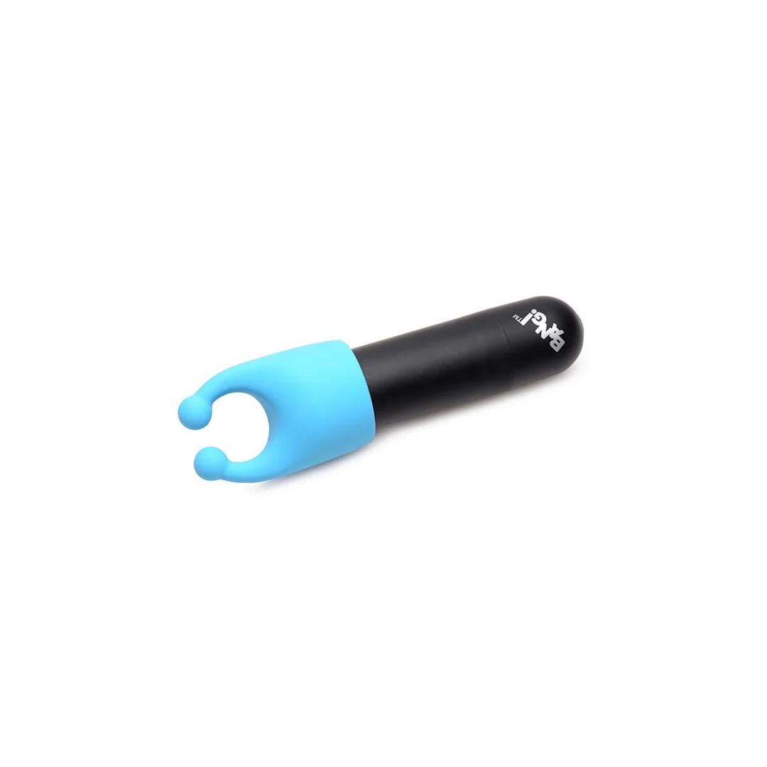 Wibrator typu bullet, ładowany, z 4 świecącymi w ciemności nakładkami, XR Brands - obrazek 3