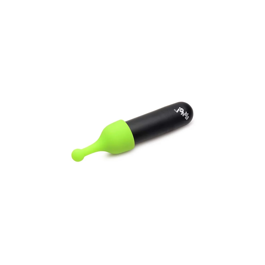 Wibrator typu bullet, ładowany, z 4 świecącymi w ciemności nakładkami, XR Brands - obrazek 4