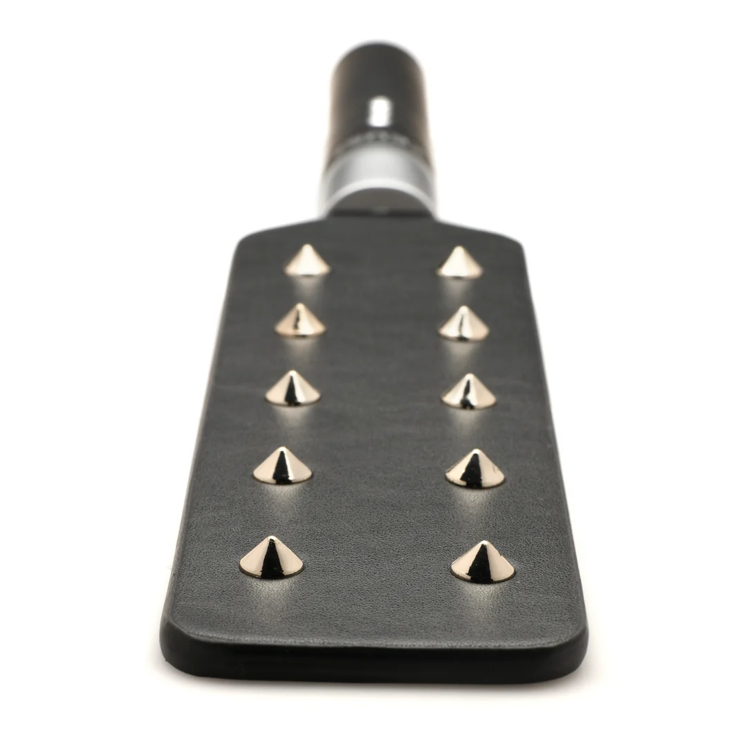 Paddle BDSM z kolcami Spiked Paddle, czarny - obrazek 3