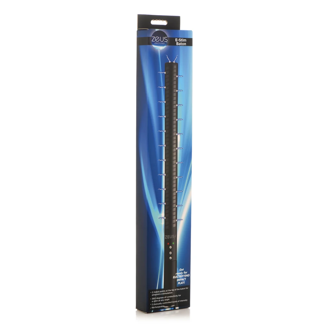 XR Brands E Stim Baton czarny - obrazek 1