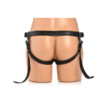 Velvet Kiss czarna uprząż Strap On - obrazek 2