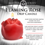 Flaming Rose, czerwona świeca kapiąca - obrazek 6