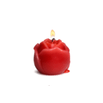 Flaming Rose, czerwona świeca kapiąca - obrazek 4