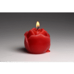 Flaming Rose, czerwona świeca kapiąca - obrazek 5