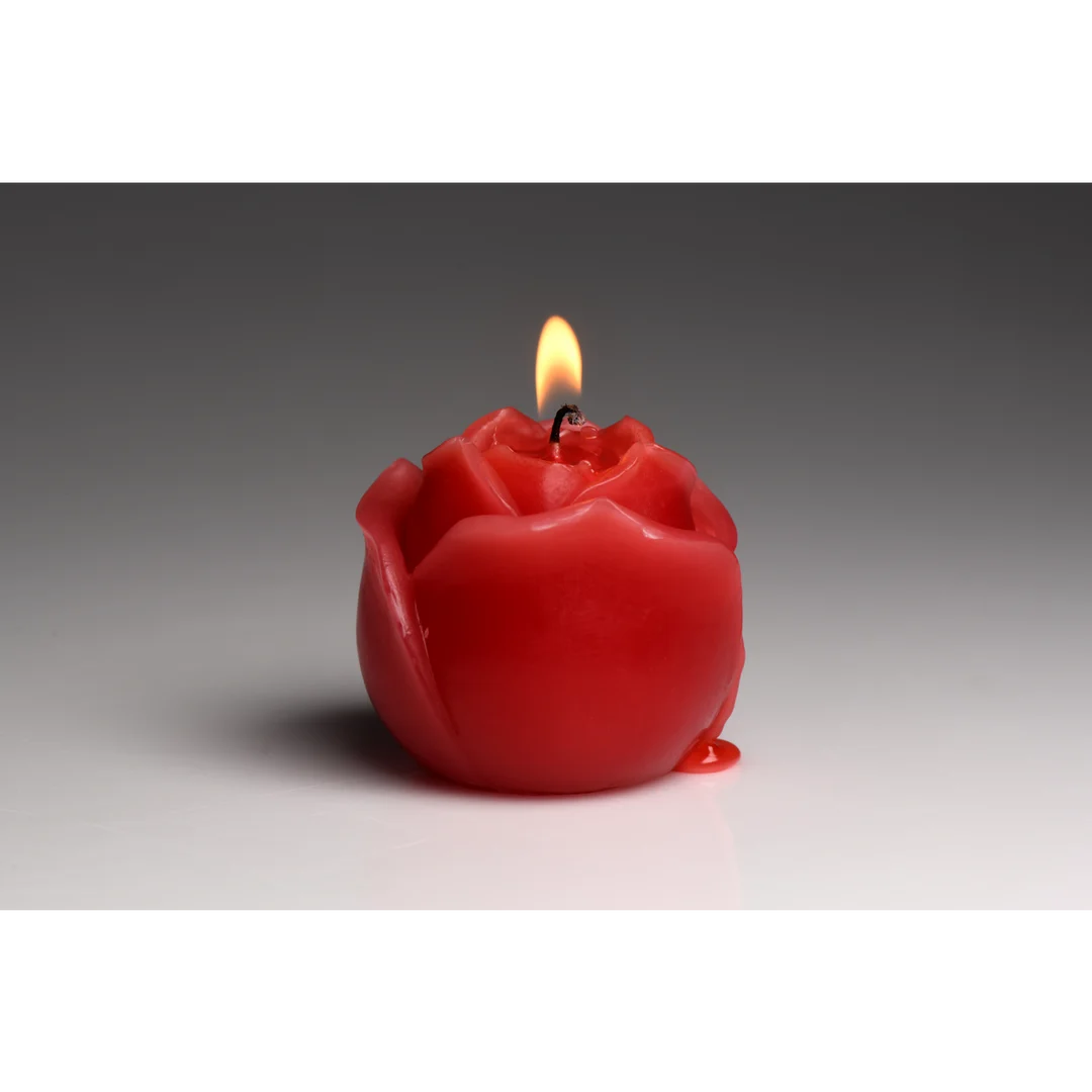 Flaming Rose, czerwona świeca kapiąca - obrazek 5