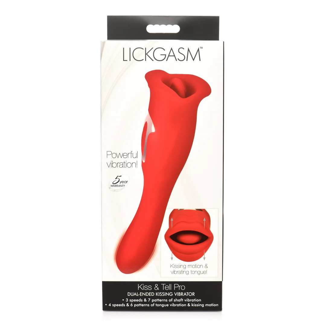 Podwójny wibrator XR Brands Kiss and Tell Pro - obrazek 2