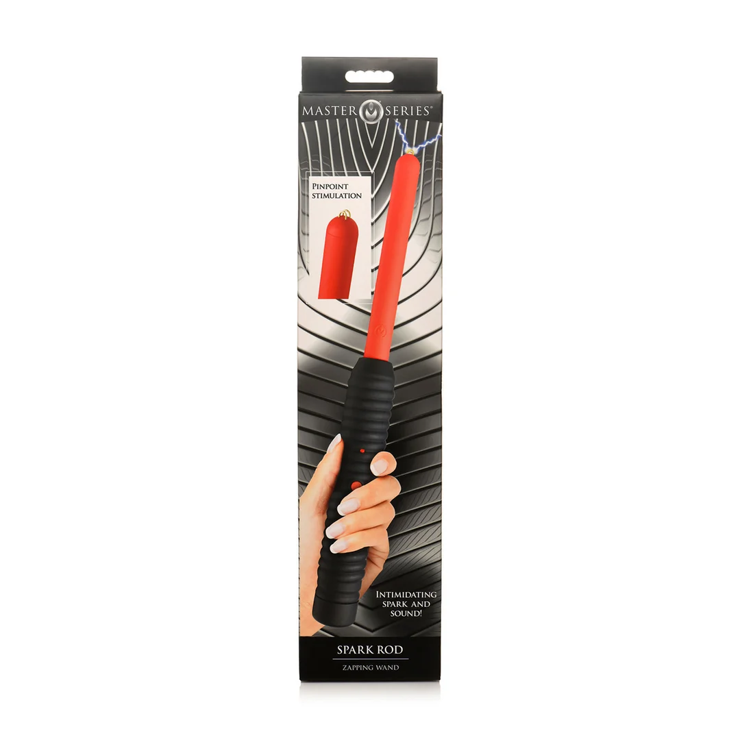 XR Brands Spark Rod Wand do elektrostymulacji czerwona - obrazek 2